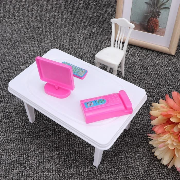 Mini Chaise De Jeu MILISTEN – Meuble Maison De Poupée 1:12 – Bureau Ordinateur Miniature – Déco Collectionneur – PLA Multicolore