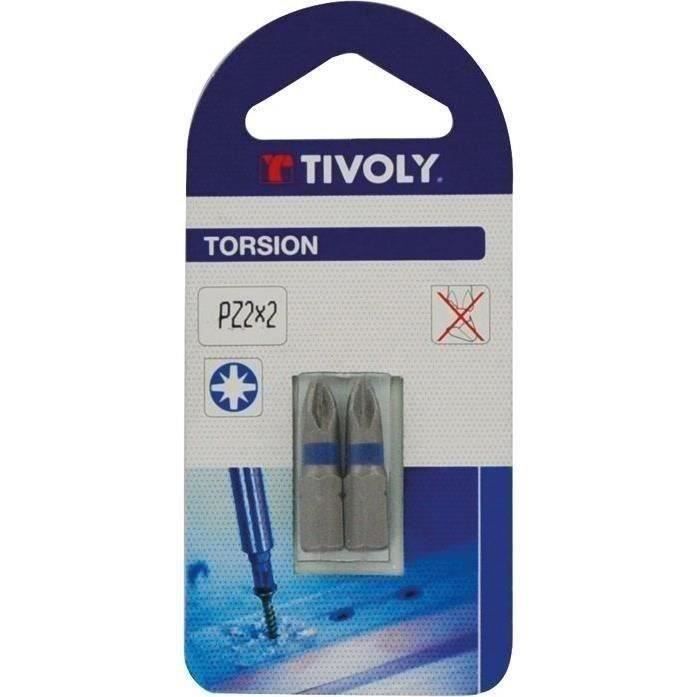 Embout torsion PZ 2 L25 blister de 2