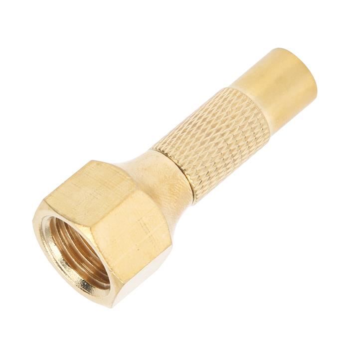 PnxdeobXL Lot De 2 Connecteurs De Valve De Pneu Universels En Laiton Pour Voitures, Vélos, Motos 8 Mm