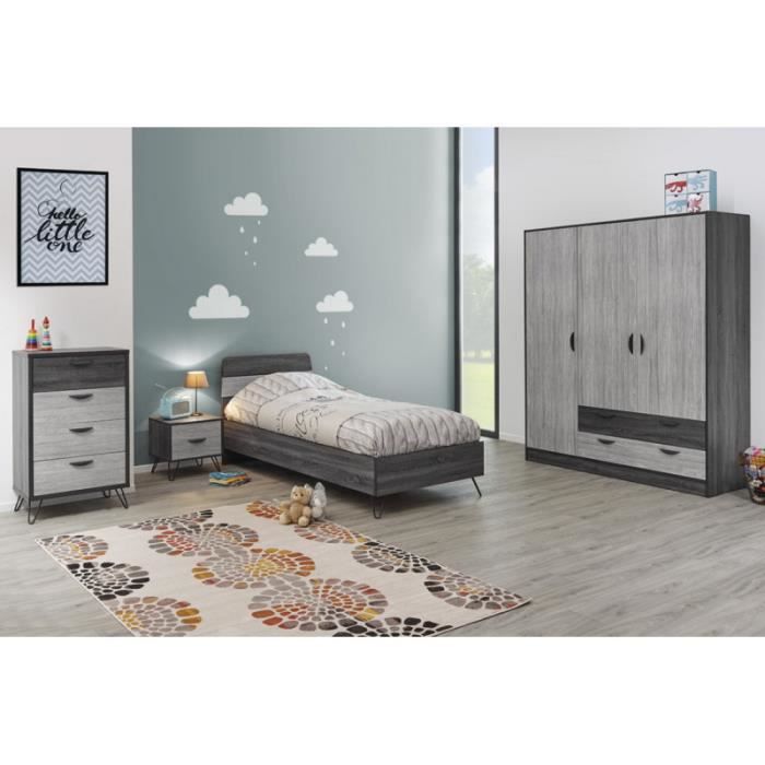 Chambre Enfant Complete 90 190 N 1 Newton L 98 X L 196 X H