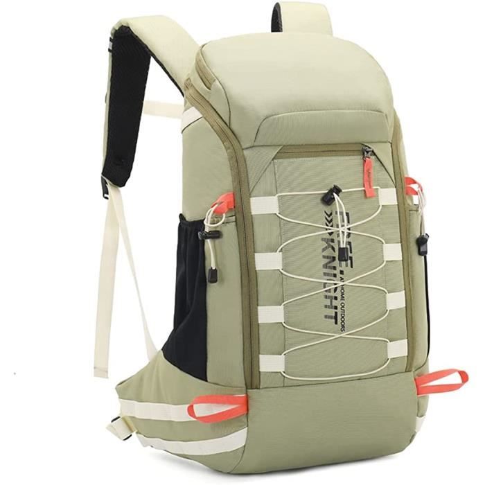 Sac A Dos De Randonnee Leger Et Impermeable De 40 L Avec Housse De Pluie Pour Le Camping L Escalade Le Ski Le Cyclisme H13 Cdiscount Sport