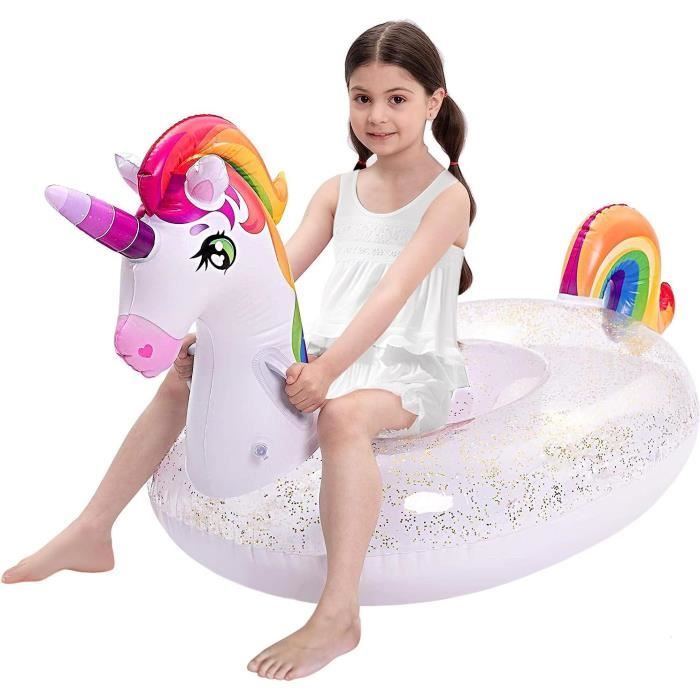 Flotteurs Piscine Fruits Gonflables - Pack De 3 - Pastèque, Kiwi, Citron - 82cm - Enfants/Adultes
