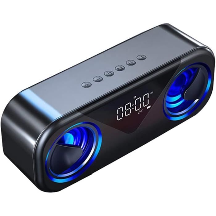 Enceinte Bluetooth Portable 10W - Gros Son Et Extra Bass - Autonomie 3600mAh