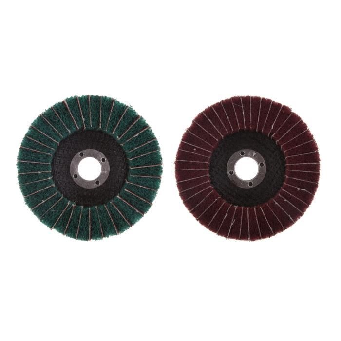 MHEC Ponceuse De Moyeu De Roue Avec Adaptateur De Visseuse Sans Fil – Brosse Pour Changement De Pneus Et Nettoyage Des Jantes 150 Mm Disque En Carbure De Silicium