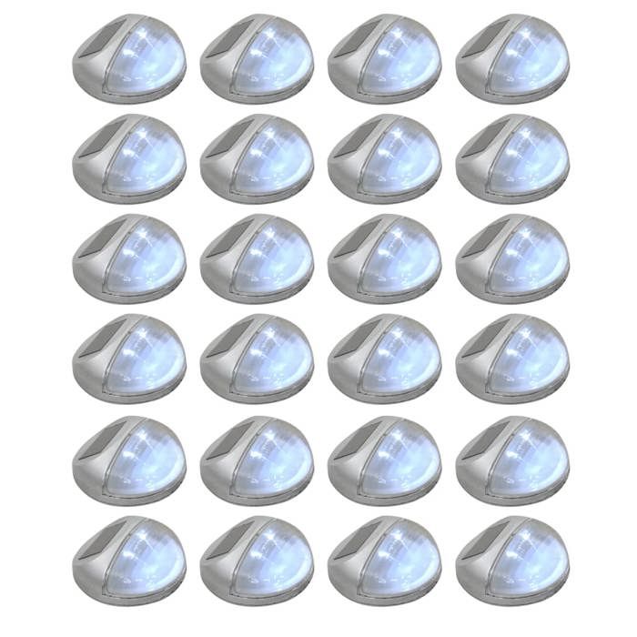 vidaXL Lampes solaires murales à LED d'extérieur - vue 2