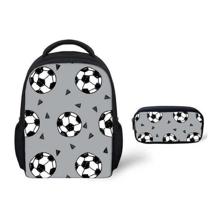 Garçon fille 3D Impression Cartable avec Trousse à Crayons Étudiant Sac ...