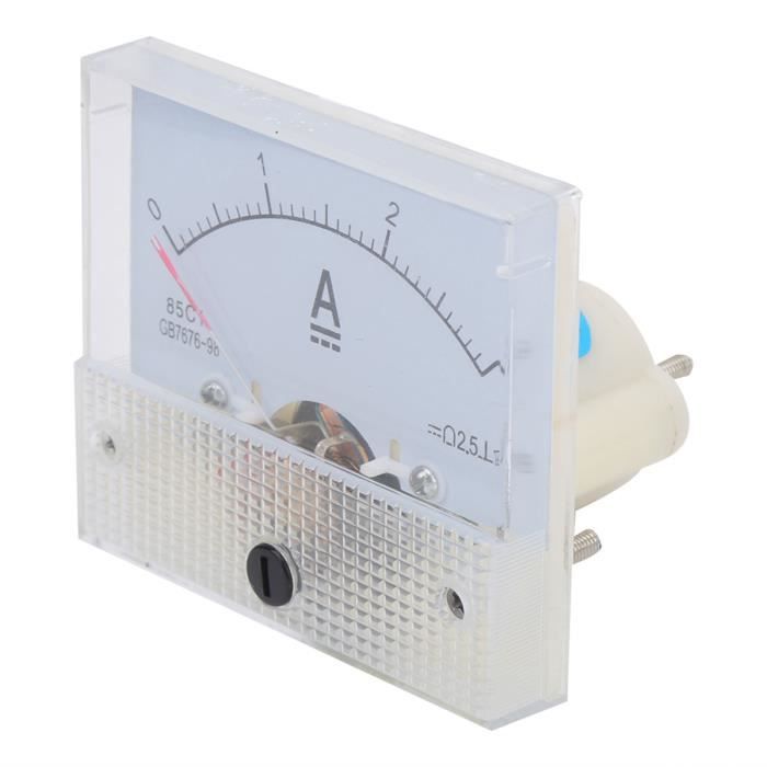 Ampèremètre Analogique 85C1 DC 0-20A – Pour Tableau De Bord Ou Projet électrique