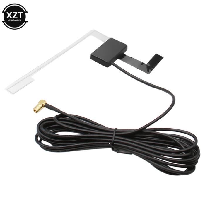 Antenne DAB+ Voiture Universelle - 3m Avec Connecteur SMB - Compatible Alpine, Pioneer, JVC - Réception Haute Qualité