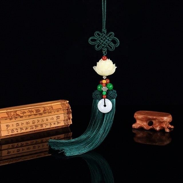 Philoctes Pendentif Voiture Vert - Ornement Rétroviseur Intérieur Auto Décoration CY-Pendant-002