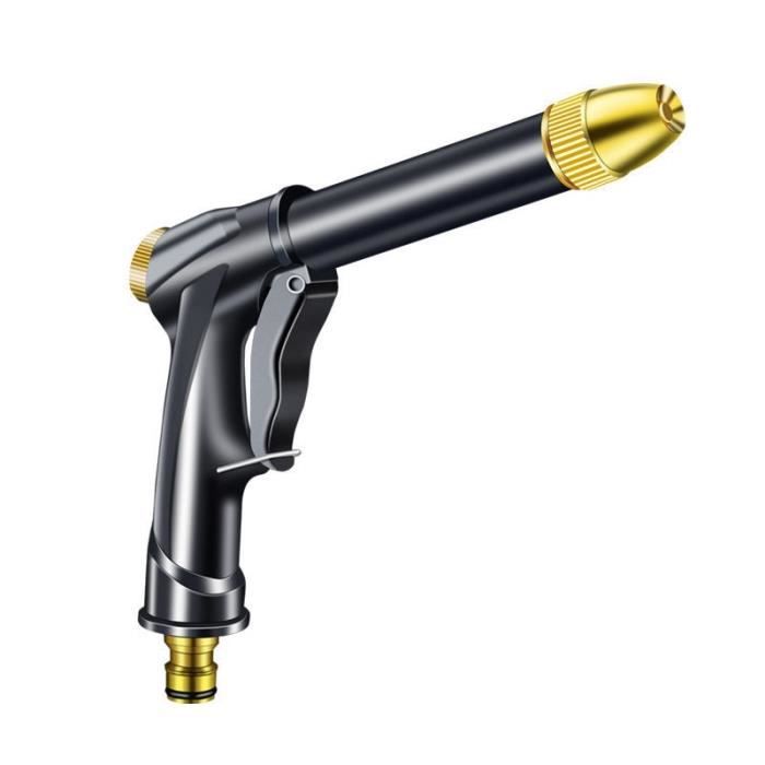 KIT COMPLET D'ARROSAGE,Aluminum alloy gun12 ''100FT30M ExtendedTuyau D'eau Haute Pression