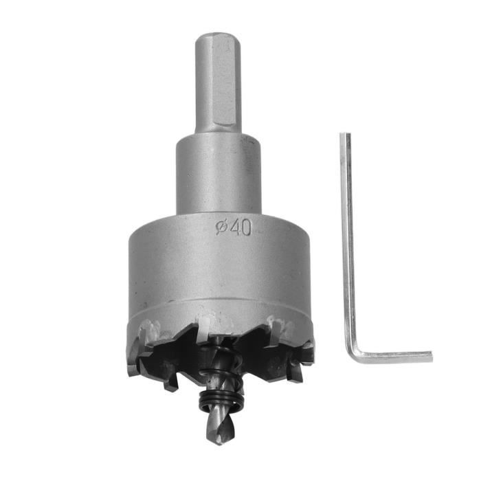 Scie-cloche Bimétallique TCT 32 Mm – 24 Dents, Robuste, Pour Matériaux Durs, Sans Marque