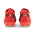 Chaussures football - Homme - PUMA - ULTRA MATCH - Rouge corail et jaune - Crampons moulés-1
