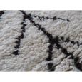Tapis berbère laine beige et gris Carry Patta - Dimensions - 120x170 cm-1