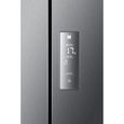 HAIER B390TGAAS - Réfrigérateur multi-portes - 382L (274+108) - Froid ventilé - A+ - L70 x H180,4 cm - Silver-1
