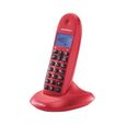 Motorola Téléphone sans fil C1001 Cherry Red-1