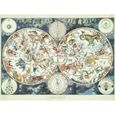 Puzzle 1500 pièces - Mappemonde des animaux fantastiques - Ravensburger - Paysage et nature - Intérieur-1