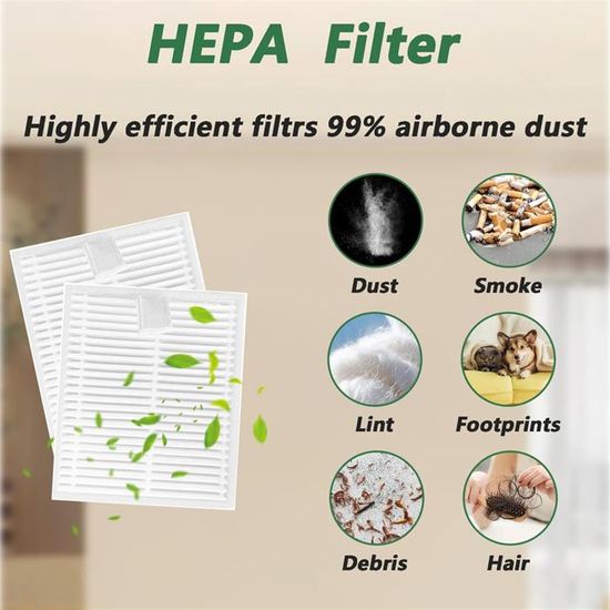 24 Pièces) 105 Combo, Combo 2 Essential Filtres HEPA Pour IRobot Roomba 105 Combo, Combo 2 Essential, Combo Essential Robot Aspirateur, Kit De Filtres, Pièces De Rechange, Kit D'Accessoires