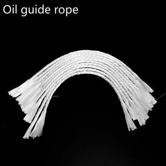 Lot De 10 Mèches Fibre De Verre Longue Durée - Idéales Lampes à Huile & Torches Tiki