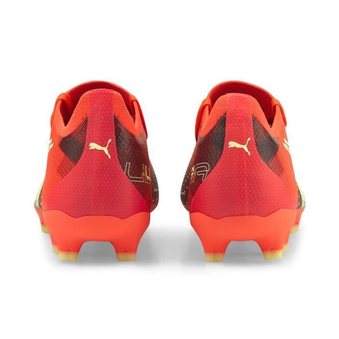 Chaussures football Homme PUMA ULTRA MATCH Rouge corail et