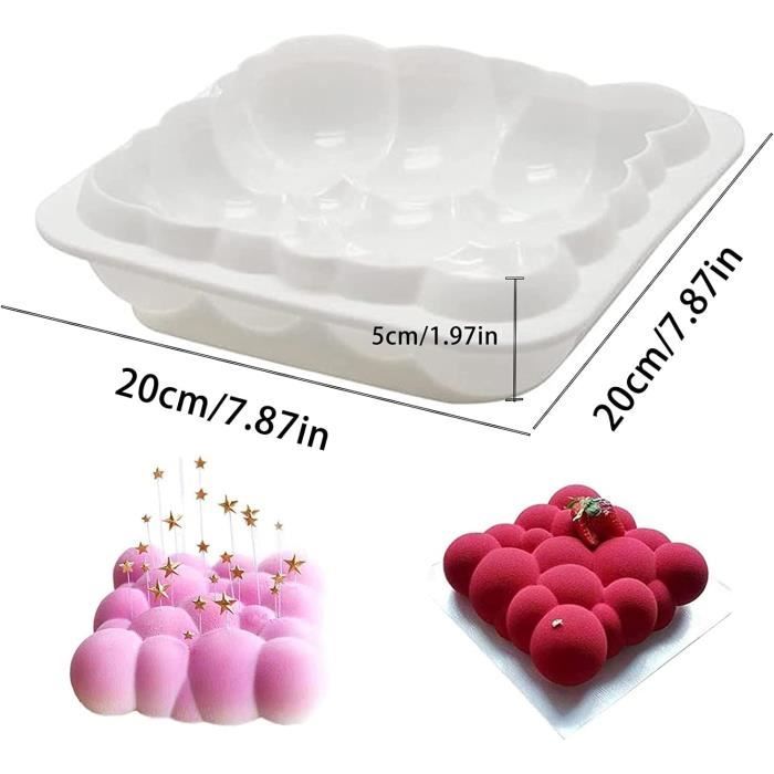 Lot De 4 Moules En Silicone Pour Résine Époxy - Formes Fleur, Ovale, Rond, Nuage - DIY Sous-verres, Bougeoirs