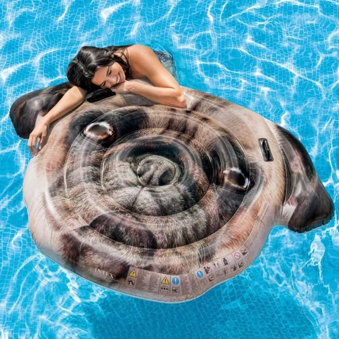 Intex Île animaux Pataugeoire gonflable multicolore 102x89x102 cm