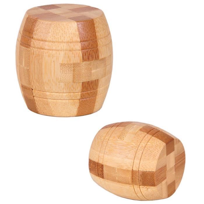 Jeu de société - Tic-Tac-Toe - Bois naturel - Pour enfants - 2 à 4 joueurs - Amusement familial
