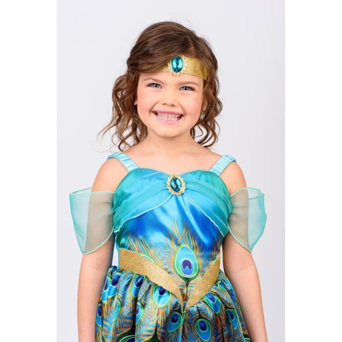 Déguisement Princesse Hannah - CESAR - Robe en satin imprimée de plumes de  paon - Pour fille de 12 mois et plus - Cdiscount Jeux - Jouets