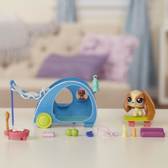 LITTLEST PETSHOP Mini Set Camping Cozy Cdiscount Jeux Jouets
