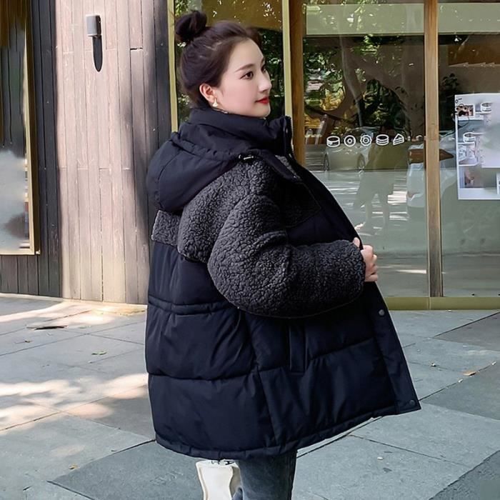 Doudoune femme mi longue sale