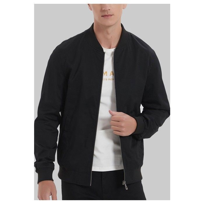 Blouson noir homme deals