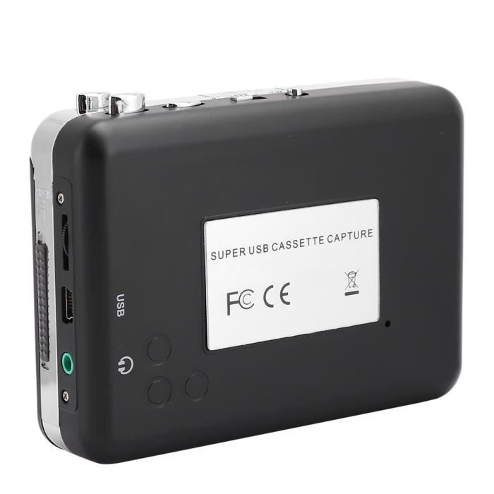 Lecteur de Cassettes Audio Portable Cassette Numériser vers USB