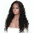 10" 180% de perruques de cheveux humains préencollées avec des cheveux de bébé brésilien Loose Wave Full Lace Wig-2