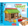 Jeu de construction en bois - JEUJURA - Mon Premier Chalet En Bois - 64 pièces - Enfant - A partir de 3 ans-2