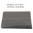 AC22682-Housse de canapé de protection 3 +2 places en L d'angle en polyester pour meubles de maison douce luxueuse - Bleu-2