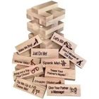 Lust Tower - Jeu D'empilage Pour Adultes, 48 Pièces En Bois, Idéal Pour Couple Et Soirées Coquines