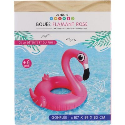 Bouée Flamant Rose Gonflable Jeu Aquatique [Phonillico