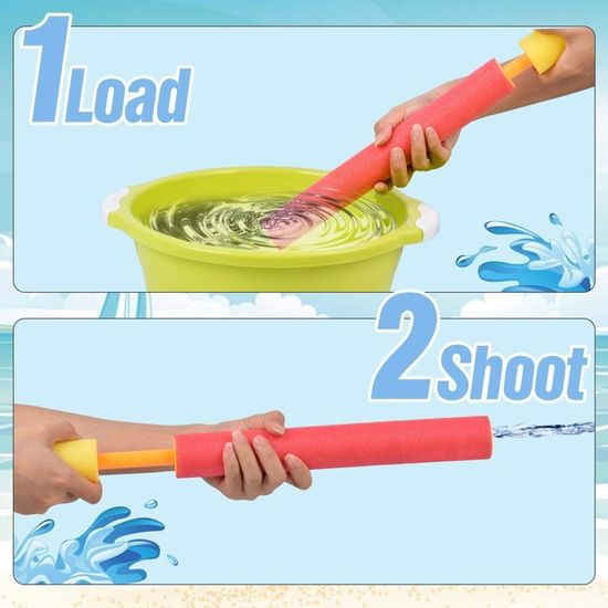 Pistolet à Eau,Pistolet à Eau Enfant,Pistolet à Eau en Mosse,4 PCS Pistolet à Eau,Pistolet à Eau Enfant,Pistolet à Eau en Mosse,4 PCS