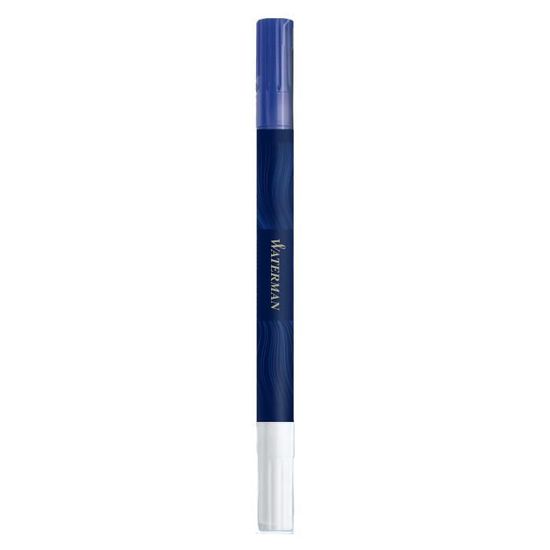 Stylo plume - Plume fine - Encre bleue effaçable - Waterman - Chrome - Stylo  plume - Creavea