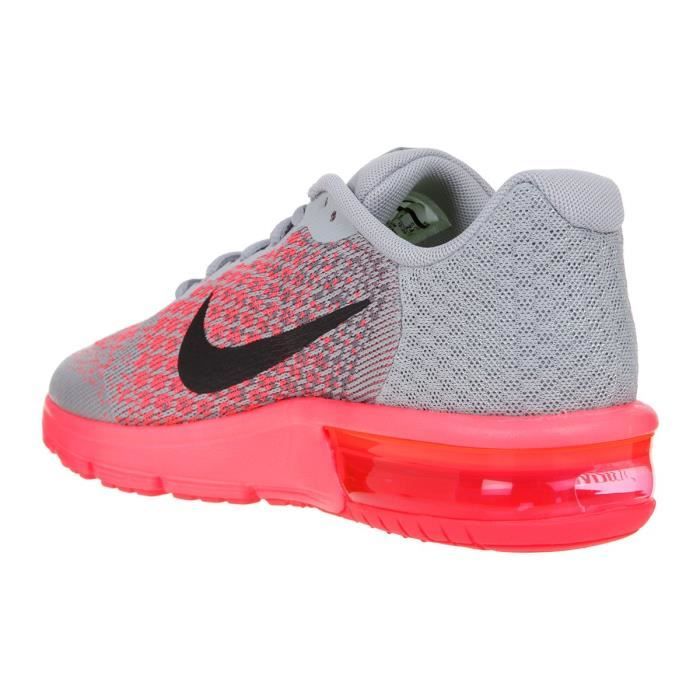 NIKE Baskets Air Max Sequent 2 Enfant fille Gris et rose Gris