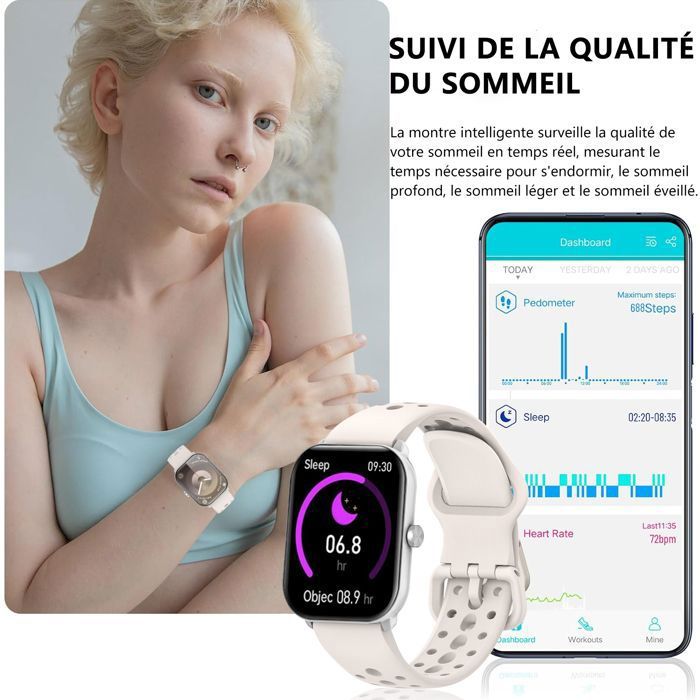 Apple Watch Montre Pour Le Sommeil Montre Connectée Pour Hommes