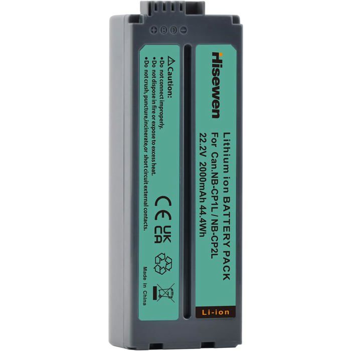 Batteria NB-CP2L 1800mAh Per Canon SELPHY CP800/CP900/CP910/CP1200/CP1300 – Ricambio Affidabile - 2