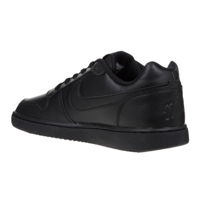 Baskets NIKE Ebernon Low Homme Noir Synth tique Lacets