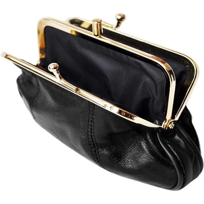 HOT Monnaie Femme Fermoir Porte Monnaie Vintage Porte