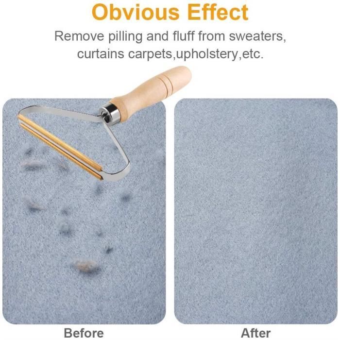 Lot De 2 Déboulineurs Manuels - Éliminateur De Bouloches Pour Pulls Et Vêtements