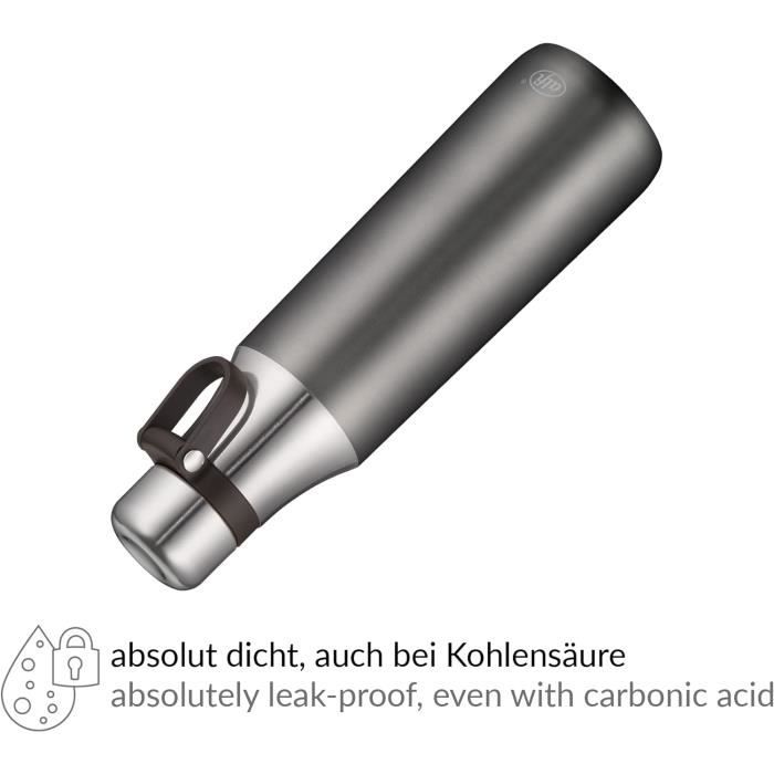SodaNature® Bouteille en acier inoxydable de qualité supérieure - 700 ml - Pour SodaStream Crystal - Passe au lave-vaisselle et anti-fuite - Accessoire pour les déplacements avec emballage cadeau SodaNature® Bouteille en acier inoxydable de qualité supérieure - 700 ml - Pour SodaStream Crystal - Passe au lave-vaisselle et anti-fuite - Accessoire pour les déplacements avec emballage cadeau