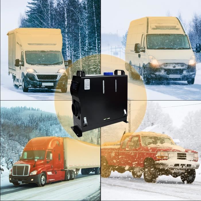 Chauffage Diesel 12V 5KW VEVOR Interrupteur LCD Avancé et Télécommande  Accessoires Complets pour Camions RV Bateaux Chambres - Cdiscount Auto