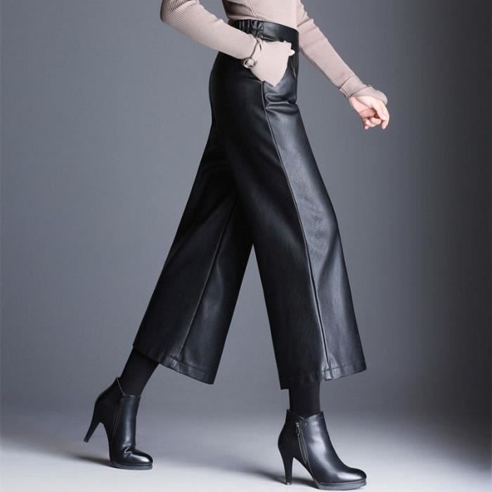 Pantalon simili hotsell cuir large