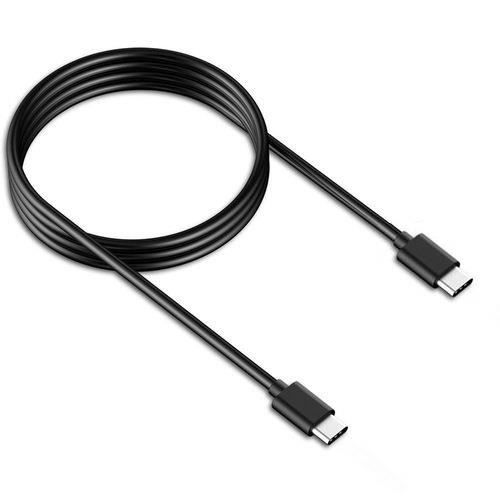 Accezz Câble USB-C vers USB-C pour Samsung Galaxy S22 Ultra - 0,2 mètres -  Noir