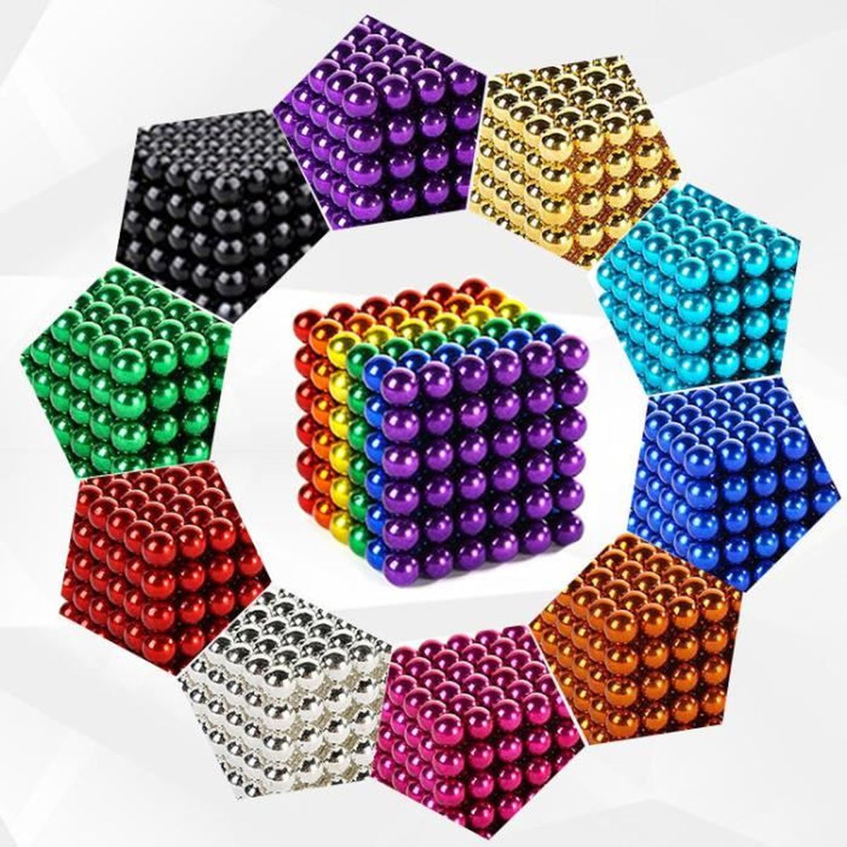 Billes Magnétiques Anti-Stress, Zanox, 216 Magnet Balls, Billes Aimantées  5mm, 6 couleurs - Cdiscount Jeux - Jouets