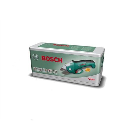 bosch secateur sans fil ciso 3 6v cdiscount jardin